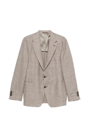 Canali button-fastening blaser - Neutrals