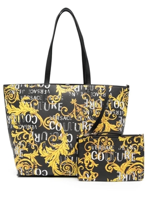 Versace Jeans Couture logo-print tote bag - Black