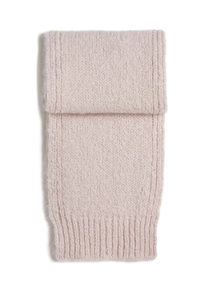 JIL SANDER+ logo-patch scarf - Pink