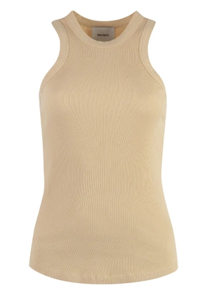 Halfboy cotton tank top - Neutrals