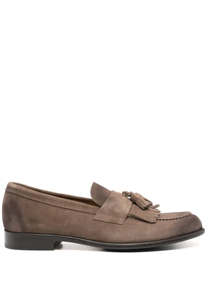 Doucal's tassel-detailed loafers - Brown