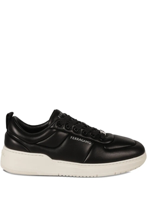 Ferragamo padded leather sneakers - Black