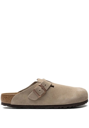 Birkenstock Boston suede clogs - Neutrals
