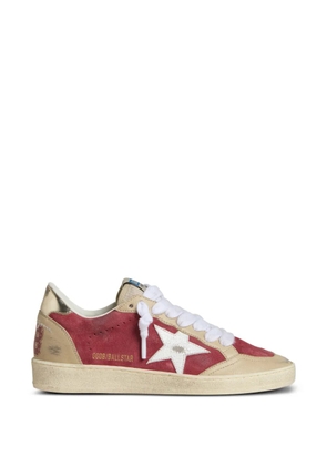 Golden Goose Ball star suede sneakers - Red
