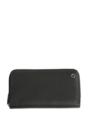 Orciani logo-plaque wallet - Black