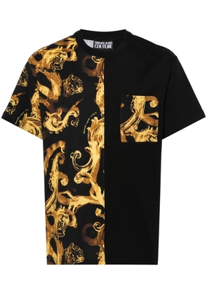 Versace Jeans Couture barocco-print cotton T-shirt - Black