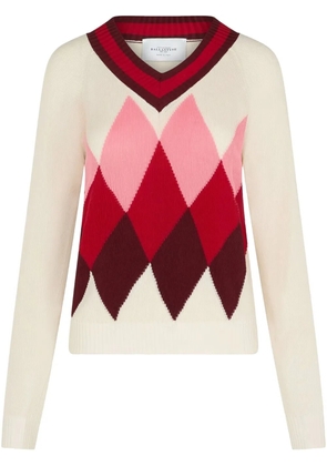 Ballantyne cotton-cashmere jumper - White