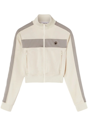 AMBUSH zip-up striped sweatshirt - Neutrals