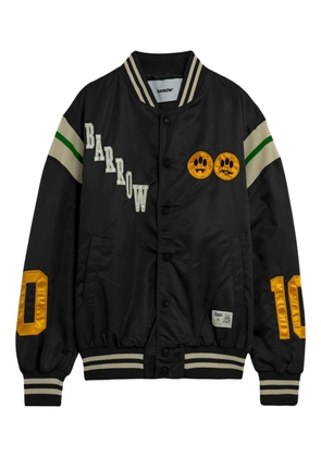 BARROW logo-print bomber jacket - Black