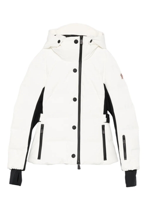 Moncler Grenoble hooded belted jacket - White