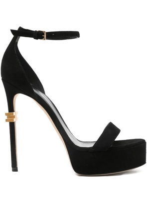 Elisabetta Franchi 130MM platform stiletto sandals - Black