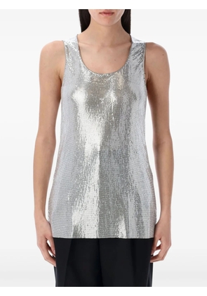 Junya Watanabe sequin-embellished tank top - Silver