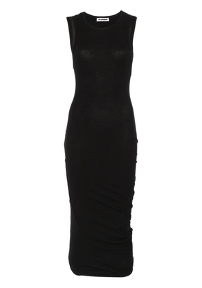 Jil Sander cotton midi dress - Black
