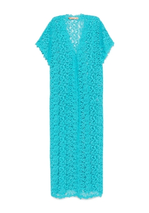 Ermanno Scervino lace-embellished jacket - Blue