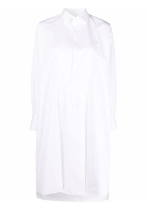 Maison Margiela high-low hem shirtdress - White