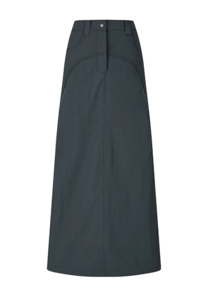 TOMBOY high-waisted A-line maxi skirt - Grey