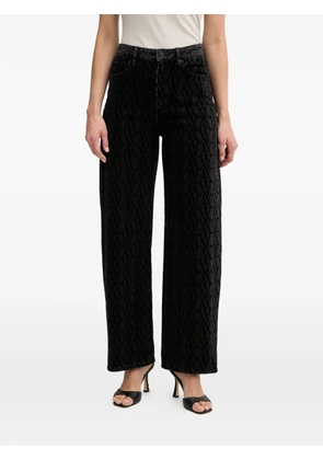 Armani Exchange patterned jeans - Black