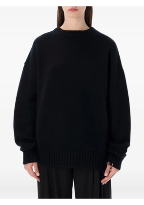 extreme cashmere crew-neck long-sleeve sweater - Black