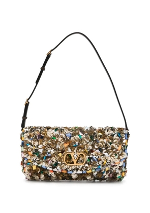 Valentino Garavani sequinned shoulder bag - Gold