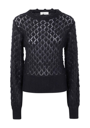 Blumarine open-knit sweater - Black