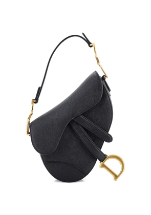 Christian Dior Pre-Owned Saddle Handbag Leather Mini shoulder bag - Black