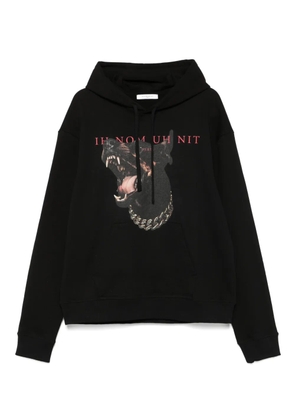 Ih Nom Uh Nit dog-print hoodie - Black