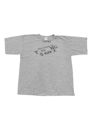 SAINT MXXXXXX graphic-print T-shirt - Grey