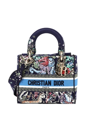 Christian Dior Pre-Owned Lady D-Lite Bag Embroidered Canvas Medium satchel - Multicolour
