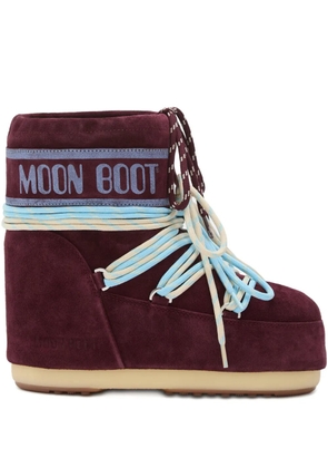 Moon Boot suede boots - Red