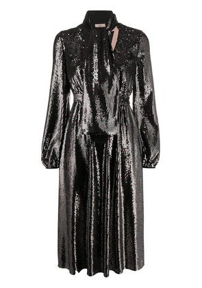 Nº21 sequin detail midi dress - Black