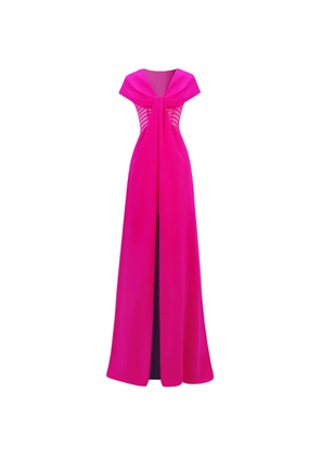 Gemy Maalouf bow-like maxi dress - Pink