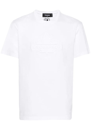 DSQUARED2 Leaf Skater cotton T-shirt - White