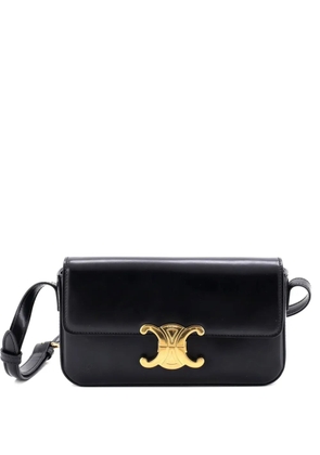 Celine Pre-Owned Triomphe East-West Smooth Calfskin shoulder bag - Black