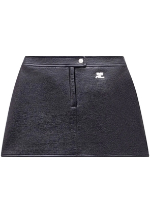 Courrèges Reedition vinyl skirt - Blue