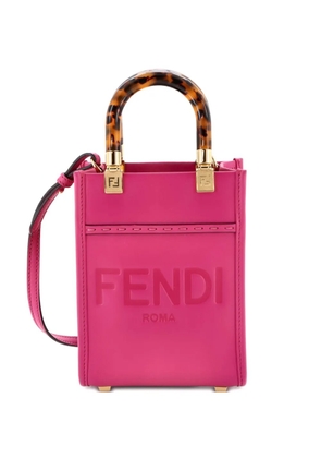 Fendi Pre-Owned Sunshine Shopper Tote Leather Mini crossbody bag - Pink