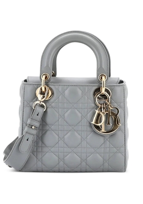 Christian Dior Pre-Owned My ABCDior Lady Dior Bag Cannage Quilt Lambskin crossbody bag - Grey