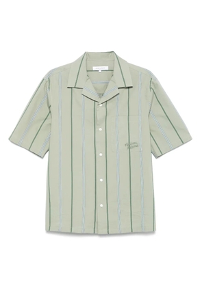 Maison Kitsuné striped shirt - Green