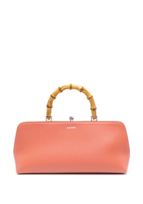 Jil Sander small Goji bamboo tote bag - Orange