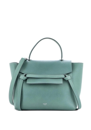 Celine Pre-Owned Belt Bag Textured Leather Micro satchel - Green