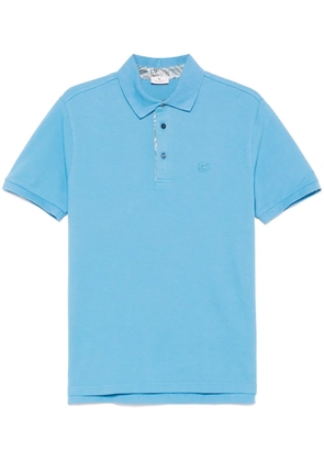 ETRO Pegaso-embroidered polo shirt - Blue