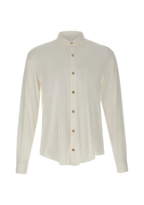Eleventy classic cotton-blend shirt - White