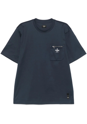 FENDI cotton T-shirt - Blue