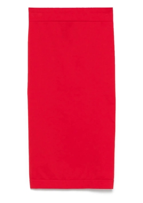 ANDREĀDAMO sculpting midi skirt - Red