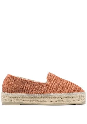 Manebi Yucatán raffia espadrilles - Orange