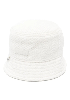 Jacquemus Le Bob Belo bucket hat - White