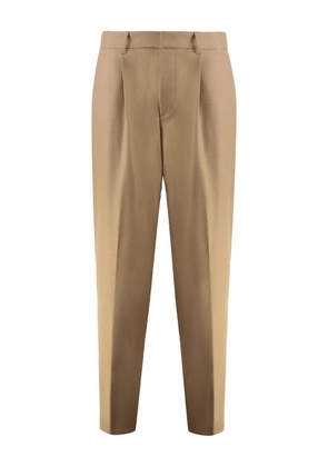 BOSS pleated-front trousers - Neutrals