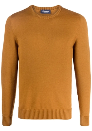 Drumohr crew-neck merino jumper - Orange