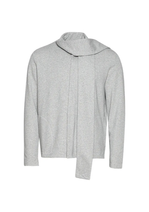 MM6 Maison Margiela collar long-sleeves sweater - Grey