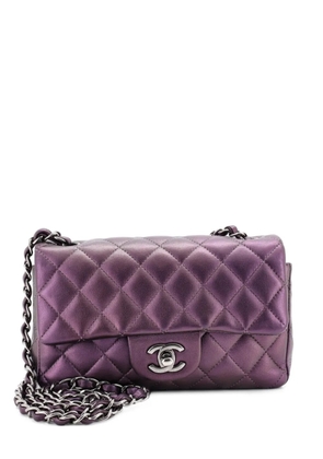CHANEL Pre-Owned Classic Single Flap Bag Quilted Lambskin Mini crossbody bag - Metallic