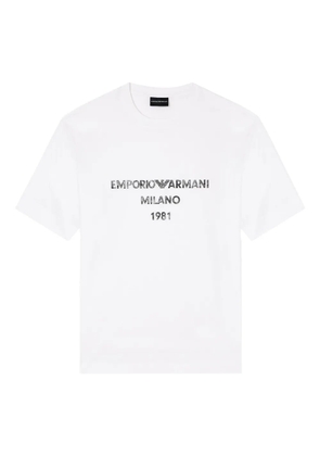 Emporio Armani logo-print T-shirt - White